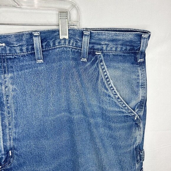 Carhartt B13-DST Tag Sz 48x30 Dungaree Fit Mens Carpenter Jeans 100% Cotton - Picture 5 of 13